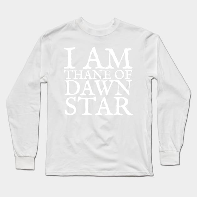 Thane of Dawnstar Long Sleeve T-Shirt by snitts